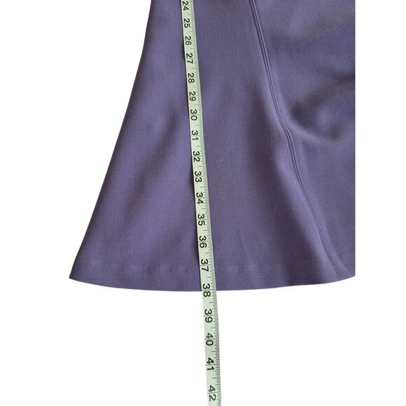 White House Black Market Dress Sz 6 Lavender Fit & Flare Keyhole Front Career - Picture 4 of 8